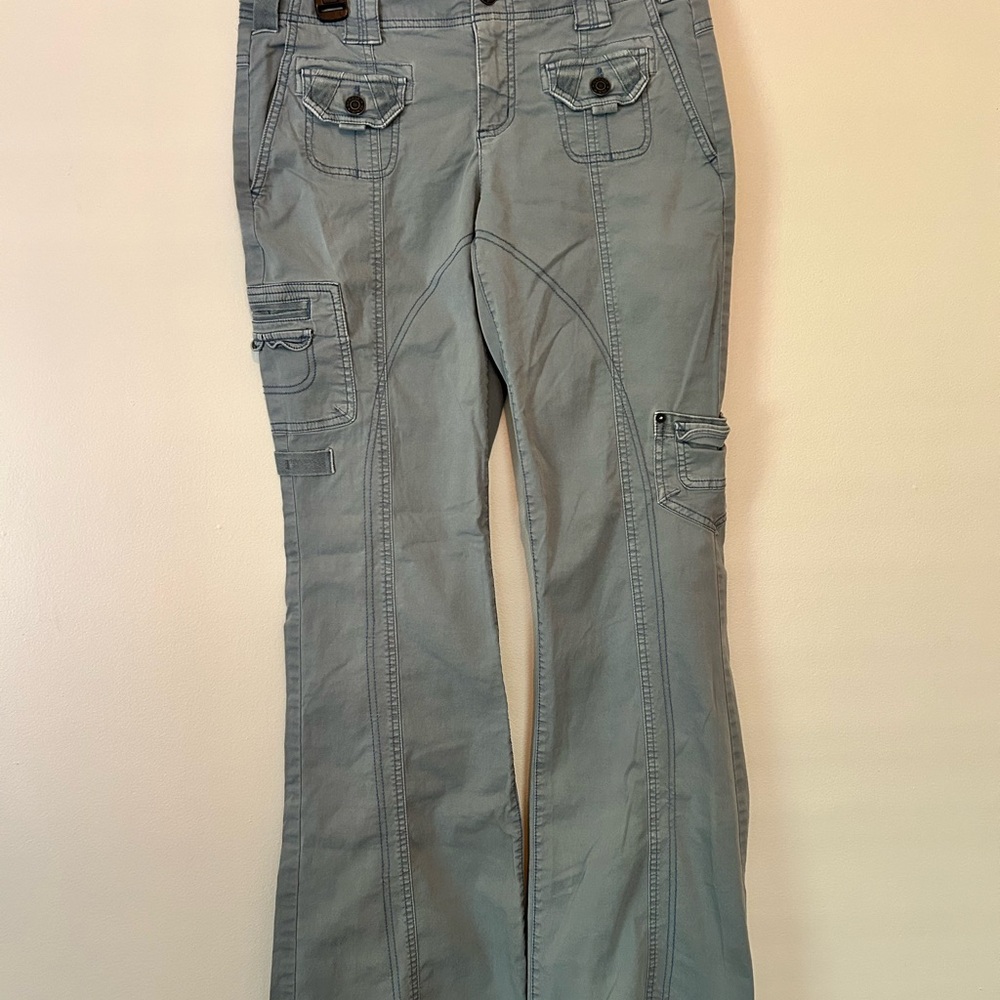 Garage Bluish Gray Cargo Pants